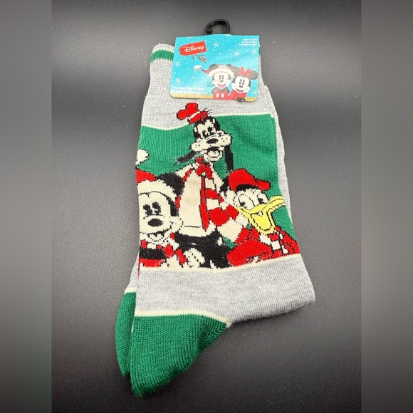 Disney Adult Christmas Socks BNWT - Picture 1 of 5